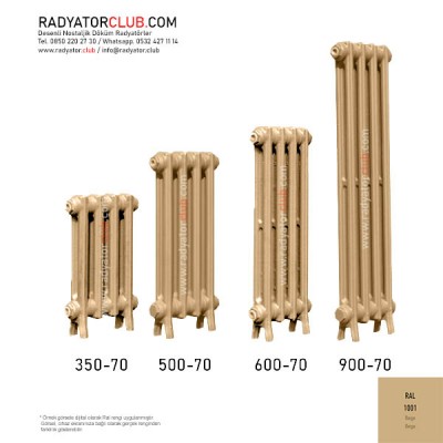 900-70 Demirdokum Perkolon Radyatör 10 Dilimli Ral 1001 900-70 Demirdokum Perkolon Radyatör 10 Dilimli Ral 1001